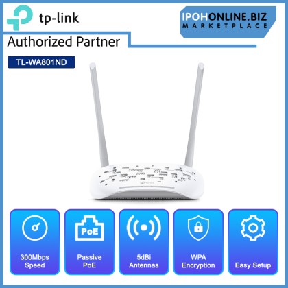 TP-LINK TL-WA801ND 300Mbps Wireless N Access Point TP-LINK TL-WA801ND 300Mbps Wireless N Access Point